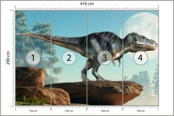Fototapeta Dinozaur Na Skałach - obrazek 3
