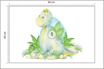 Fototapeta Mały Dinozaur I Natura - obrazek 3