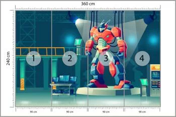 Fototapeta Robot W Laboratorium - obrazek 3
