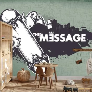 Fototapeta Skateboarding Styl Graffiti