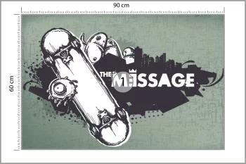 Fototapeta Skateboarding Styl Graffiti - obrazek 3