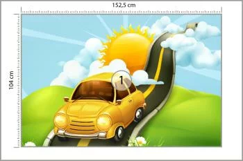 Fototapeta Bajkowy Samochód I Ulica - obrazek 3