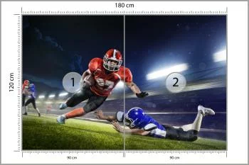Fototapeta Futbol Amerykański Na Stadionie - obrazek 3