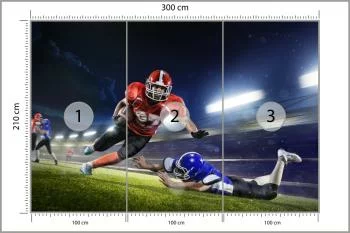 Fototapeta Futbol Amerykański Na Stadionie - obrazek 3