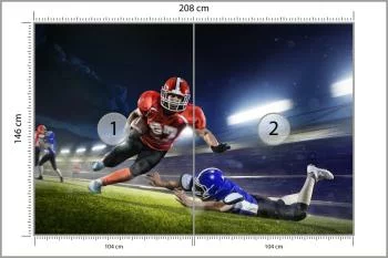 Fototapeta Futbol Amerykański Na Stadionie - obrazek 3