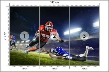 Fototapeta Futbol Amerykański Na Stadionie - obrazek 3