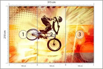 Fototapeta Rowerzysta - obrazek 3