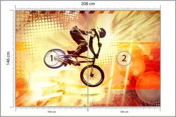 Fototapeta Rowerzysta - obrazek 3