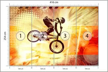 Fototapeta Rowerzysta - obrazek 3