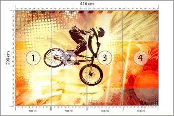 Fototapeta Rowerzysta - obrazek 3