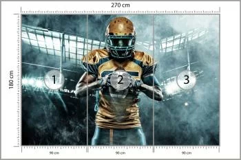 Fototapeta Amerykański Sportowiec - obrazek 3