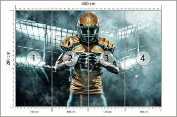 Fototapeta Amerykański Sportowiec - obrazek 3