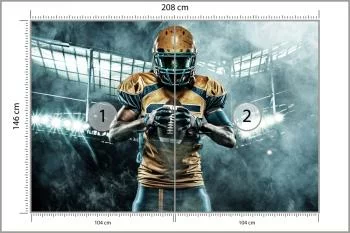 Fototapeta Amerykański Sportowiec - obrazek 3