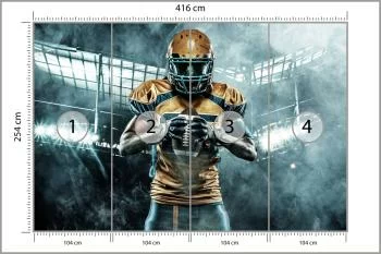 Fototapeta Amerykański Sportowiec - obrazek 3