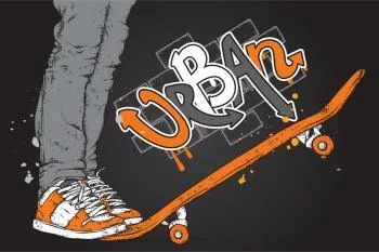 Fototapeta Skater I Deskorolka - obrazek 2