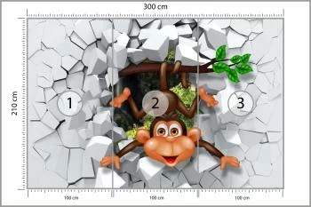 Fototapeta Szczęśliwa Małpka - obrazek 3