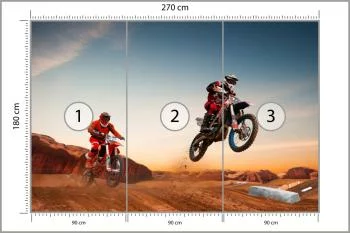 Fototapeta Motory Na Pustyni - obrazek 3