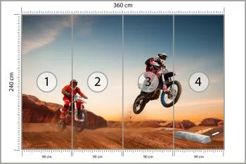 Fototapeta Motory Na Pustyni - obrazek 3