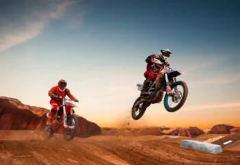 Fototapeta Motory Na Pustyni - obrazek 2