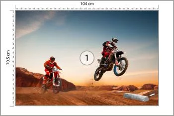Fototapeta Motory Na Pustyni - obrazek 3