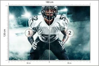 Fototapeta Amerykański Zawodnik - obrazek 3