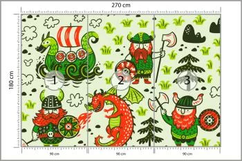 Fototapeta Wikingowie I Smoki - obrazek 3