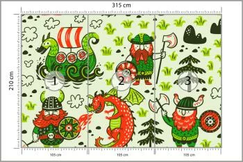 Fototapeta Wikingowie I Smoki - obrazek 3