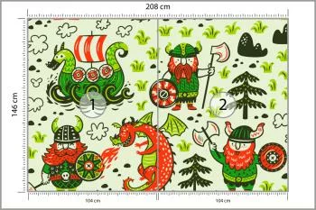 Fototapeta Wikingowie I Smoki - obrazek 3
