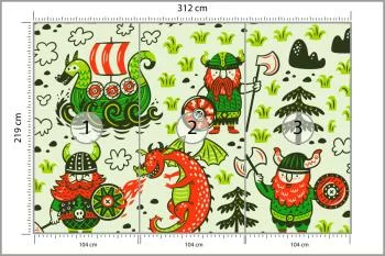 Fototapeta Wikingowie I Smoki - obrazek 3