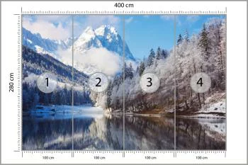 Fototapeta Góry Zima - obrazek 3