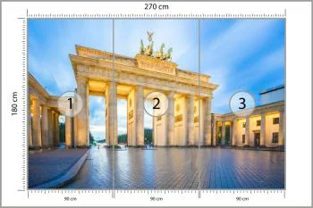 Fototapeta Berlińska Brama Brandenburska - obrazek 3
