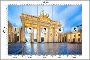 Fototapeta Berlińska Brama Brandenburska - obrazek 3