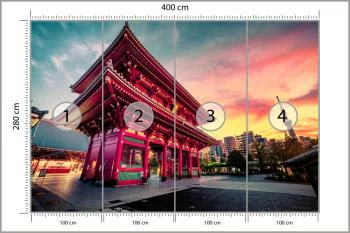 Fototapeta Świątynia Senso-Ji W Tokyo - obrazek 3
