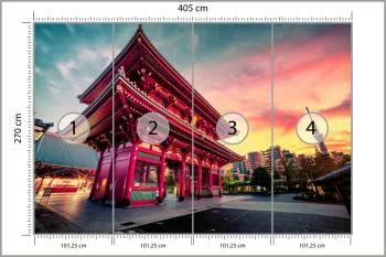 Fototapeta Świątynia Senso-Ji W Tokyo - obrazek 3