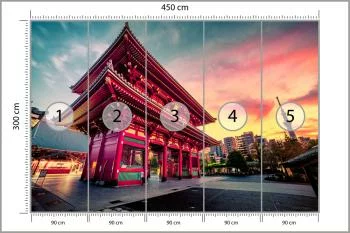 Fototapeta Świątynia Senso-Ji W Tokyo - obrazek 3