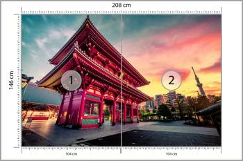 Fototapeta Świątynia Senso-Ji W Tokyo - obrazek 3