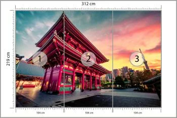 Fototapeta Świątynia Senso-Ji W Tokyo - obrazek 3