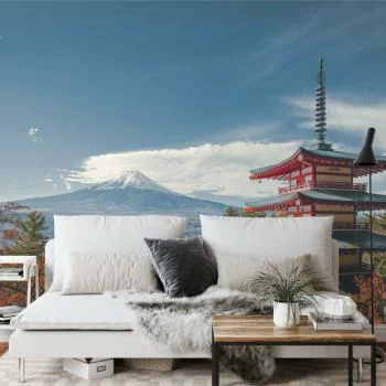 Fototapeta Japońska Pagoda Jesienią