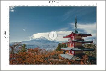 Fototapeta Japońska Pagoda Jesienią - obrazek 3