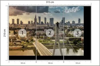 Fototapeta Warszawska Panorama - obrazek 3