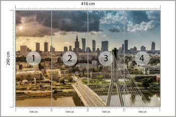 Fototapeta Warszawska Panorama - obrazek 3