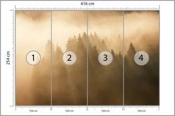 Fototapeta Las We Mgle - obrazek 3