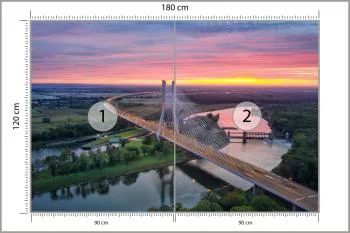 Fototapeta Most Rędziński We Wrocławiu - obrazek 3