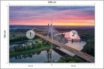 Fototapeta Most Rędziński We Wrocławiu - obrazek 3