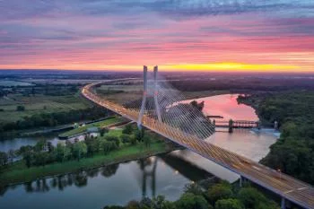 Fototapeta Most Rędziński We Wrocławiu - obrazek 2