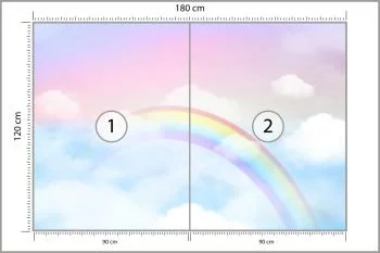 Fototapeta Tęcza Na Niebie - obrazek 3
