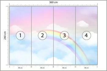 Fototapeta Tęcza Na Niebie - obrazek 3