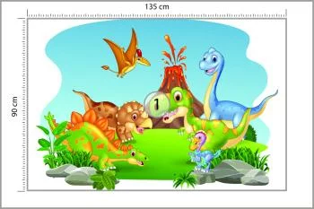 Fototapeta Wesołe Dinozaury - obrazek 3