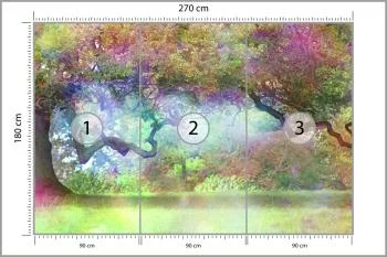 Fototapeta Magiczny Kolorowy Las - obrazek 3