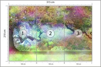 Fototapeta Magiczny Kolorowy Las - obrazek 3